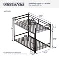 thumbnail image 7 of Miniyam Twin over Twin Metal Bunk Bed, Convertible to 2 Twin Beds with Guardrail, Black, 7 of 7