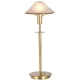 thumbnail image 2 of Holtkoetter Antique Brass Halogen Desk Lamp, 2 of 3