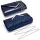 thumbnail image 3 of Bolso de noche Dasein para mujer, formal, azul marino, 3 of 7