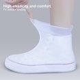 thumbnail image 3 of LCXmlly Bouton-Poussoir Réutilisable Mi-Mollet Couvre-Chaussures de Pluie Protection Antidérapante pour Temps Pluvieux Voyage, 3 of 5