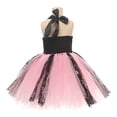thumbnail image 5 of Tisuna Girl'S Halloween Dress Graphic Print Sleeveless Suspender Dresses With Headband, Tail Comfortable Girls Halloween Theme Party Dress Size 4-5 Years Pink, 5 of 5