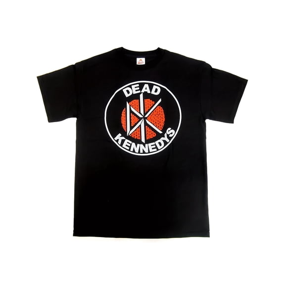 Dead Kennedys Band Logo T Shirt for Men 3X Size Black Cotton Punk Rock Graphic Tee with Bold White Print & Orange Accents