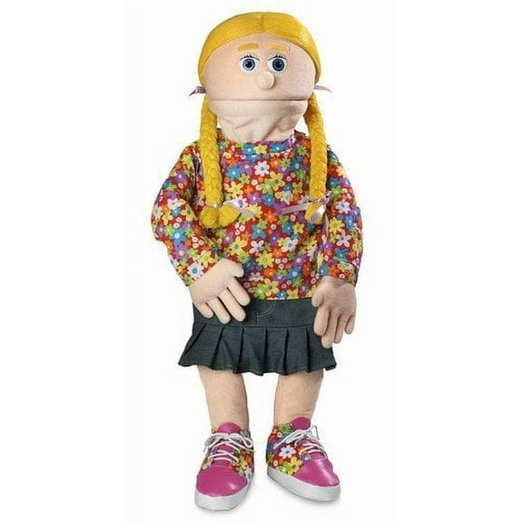 30" Cindy, Peach Girl, Professional Performance Puppet with Removable Legs, Full or Half Body