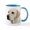 White/Blue Inside, variant on CafePress - Yellow Lab Head Mug - 11 oz Ceramic Mug - Novelty Coffee Tea Cup