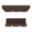 Coffee, variant on 2Pcs Universal Replacement Canopy for Swing Seat, Garden Swing Seat Cover, Waterproof Swing Sun Applicable for Terrace Garden