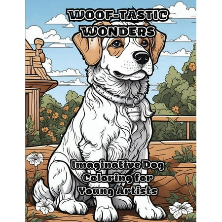 Woof-tastic Wonders: Imaginative Dog Coloring for Young Artists (Paperback)