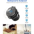 thumbnail image 5 of 12V USB Outlet, Waterproof 12V/24V 24W 4.8A Dual Charger Socket Power Outlet Adapter with LED Voltmeter Switch, 5 of 7