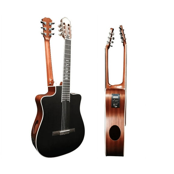 6 Strings classical /6 Strings Acoustic Double Neck, Double Sided Busuyi Guitar 2021 NPT