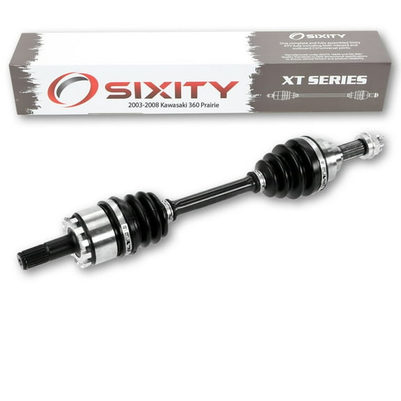 Sixity XT Front Left Axle compatible with Kawasaki Prairie 360 2003-2008 - KVF360 4X4