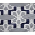 thumbnail image 4 of oneOone Polyester Lycra Fabric Geometric Kasuri Decor Fabric Printed BTY 56 Inch Wide, 4 of 4