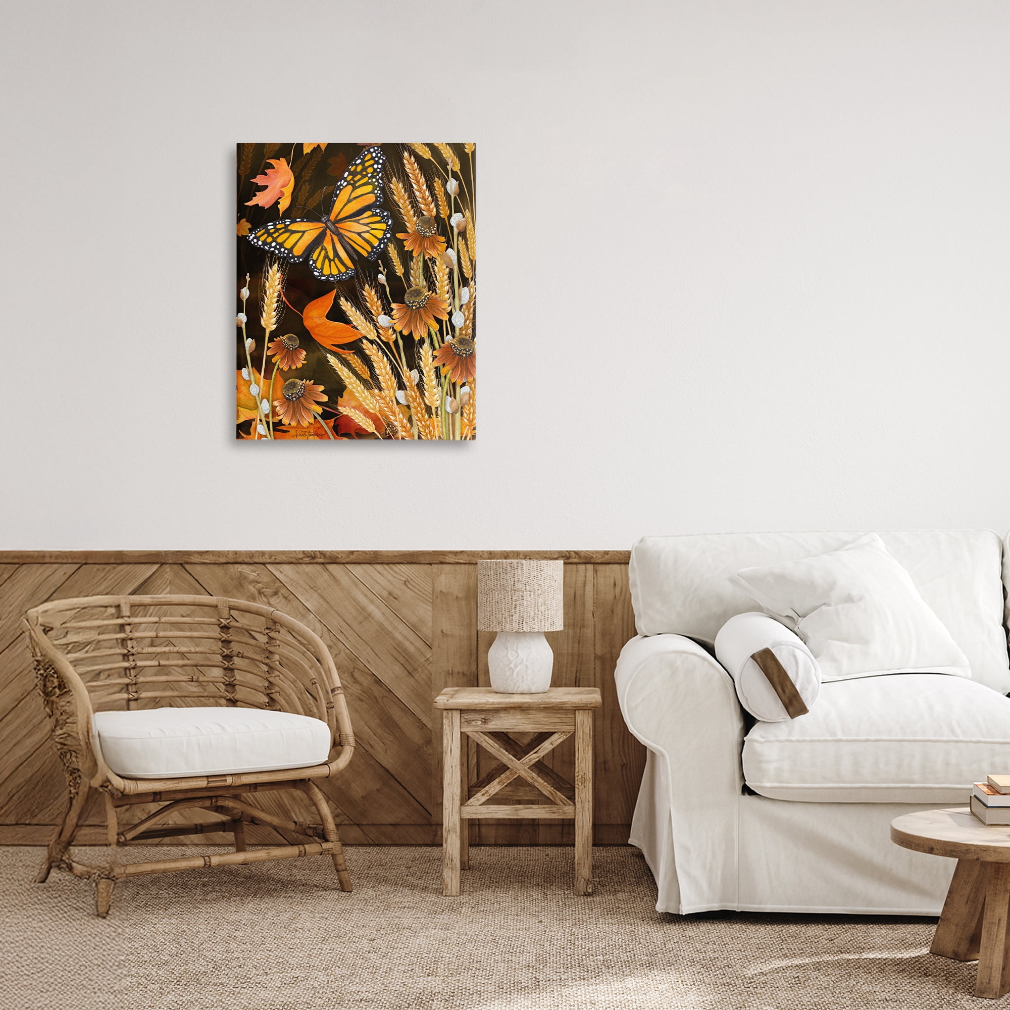 Stupell Industries Fall Motif Midnight Garden Canvas Wall Art, design by Nicole Tamarin