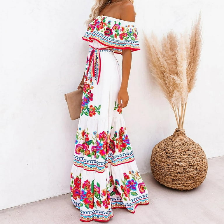 Hawaiian shop party dresses