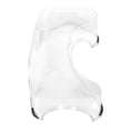 thumbnail image 2 of Shisuyan Clear Bathroom Stool Non-Slip Toilet Step Stool For Home Potty Training Stool Foot Rest Stool Transparent Design Toilet Stool, 2 of 9