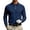 Navy&07^0728K, variant on Fabrcox S-4XL Long Sleeve Polo Shirts for Men with Pockets Collared Men's Work Shirts Office Casual Plain Regular Fit Sports Golf Shirt Men Blue 4XL