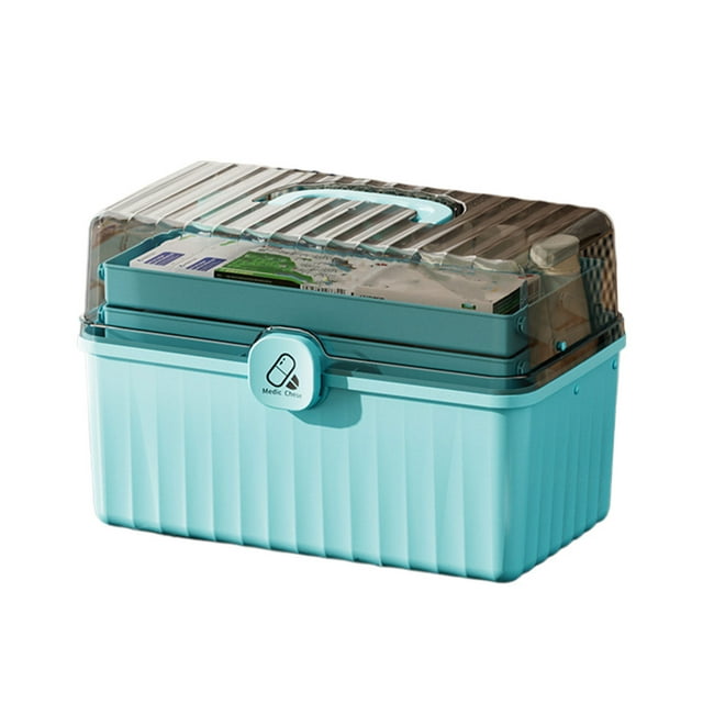 Youkk Étui Portable avec Poignée Boucle ABS pour Performance Étui Bleu Extra Large 32*18*22