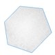 thumbnail image 2 of Alfombrilla de picnic Papel de aluminio A prueba de humedad Resistente al desgaste Hexagonal Impermeable Dormir 330cm Cola Almohadilla de picnic, 2 of 7