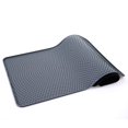 thumbnail image 1 of Pet Foldable Litter Mat Heat Resistant Temperature Food Grade Silicone Pet Feeding Mat For Cats Dogs (53 x 38cm), 1 of 9