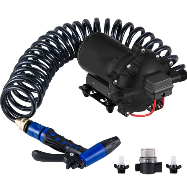 Bomba de diafragma de agua VEVOR 5.5 GPM 12 V 70 PSI para lavado de autos