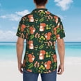 thumbnail image 6 of Daiia Forest Squirrel Hawaiian Shirt for Men Gentle Cotton Regular Short Sleeve Casual-Large, 6 of 9