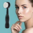 thumbnail image 2 of Unique Bargains 1 Pc Soft Plastic Nano Fiber Hair Cleansing Brush Long Handle Black 6.69"x1.26", 2 of 4