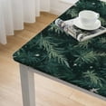 thumbnail image 4 of HAOXIT Forest Square Tablecloth, Pine Tree Branches Christmas Theme New Year Foliage Coniferous Branch , Circle Table Cloth Cover for Dining Room Kitchen Decoration 54''x54'', 4 of 7