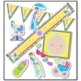 thumbnail image 2 of Party Central Pack of 6 Yellow and Blue Neutral Joy Baby Shower Party Kit Decors 9", 2 of 2