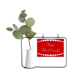 thumbnail image 1 of Maple Happy Canada Day 4th Of July Metal Picture Frame Cerac Vase Decor, 1 of 2