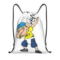 thumbnail image 1 of Zufioo Sac de Sport Imprimé Jeffy, Sac de Gym à Ficelles Lavable en Machine, Sac à Dos à Ficelles Robuste pour Hommes et Femmes-Petit, 1 of 6