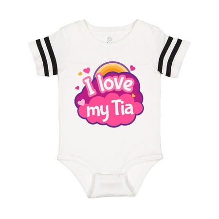 

Inktastic Niece Gift I Love My Tia Gift Baby Girl Bodysuit