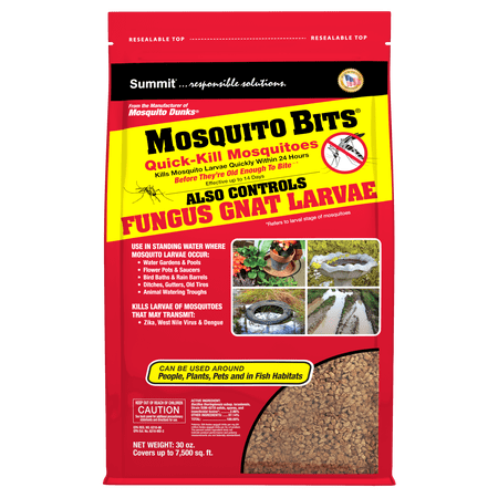 Summit Mosquito Bits Quick-Kill Mosquito, Kills Mosquitoe Larvae, 30 oz.