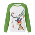 thumbnail image 3 of iTNHFP Hauts de Printemps pour Femmes Chandail en Molleton Imprimé à Manches Longues Blouse Décontractée Pull, 3 of 4