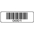 thumbnail image 3 of 1000 Numbered Labels, Pre Printed Serial Barcodes 1-1/2" x 1/2" Sequential Bar Code 128 Stickers - Consecutive Roll Numbers Choose Set 1 Through 9, 3 of 4