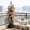 Black A, variant on Upgraded Fiberglass Climbing Plant Trellis, Assembled Height Adjustable Flower Support Rack, Outdoor Courtyard Balcony Vine Climbing Frame, Black M 8mm Diameter 15.00in Width 35.43in Height
