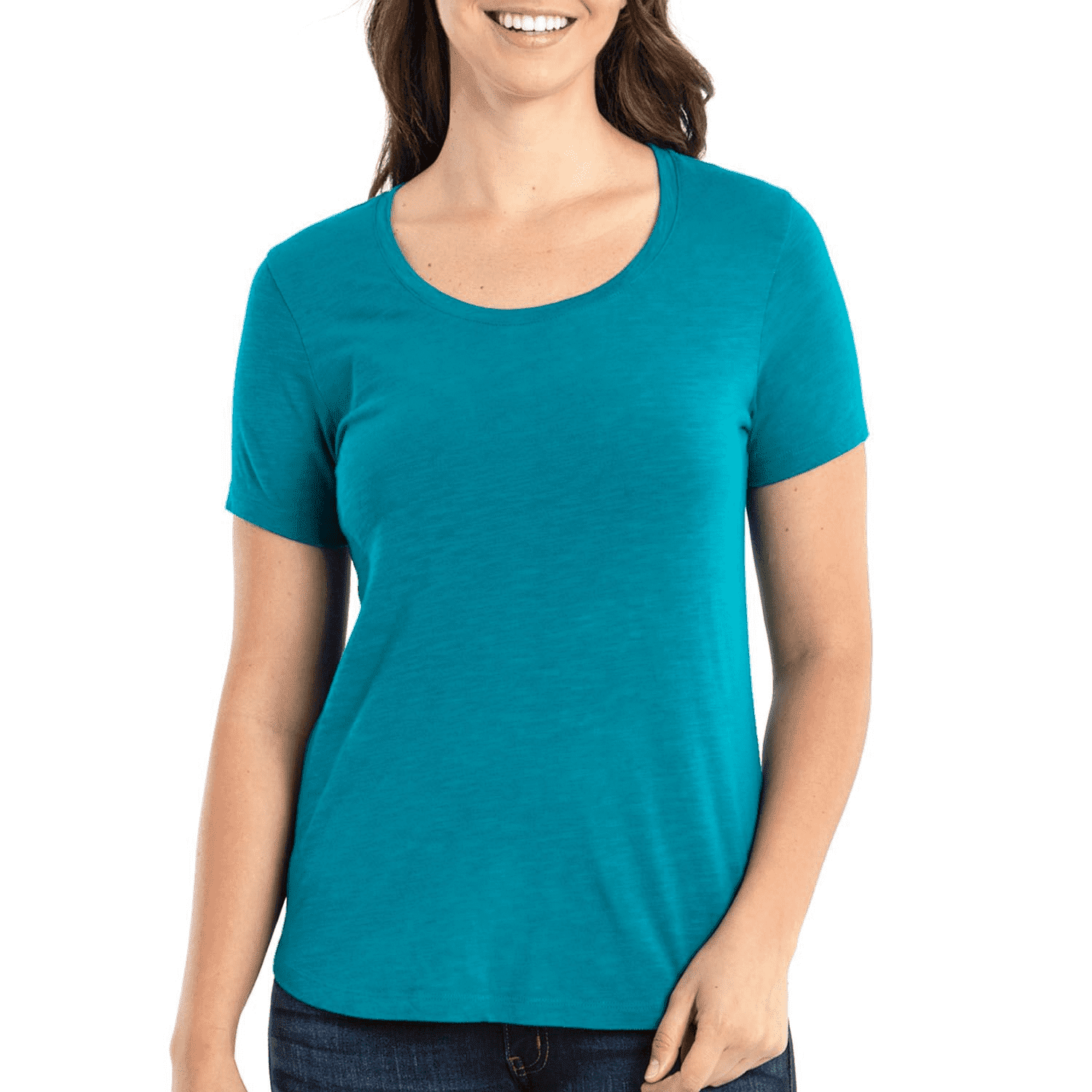 Eddie Bauer Ladies Scoop-Neck Short 