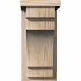 thumbnail image 2 of 7 1/2"W x 12"D x 16"H Mediterranean Smooth Corbel w/Backplate, Douglas Fir, 2 of 9