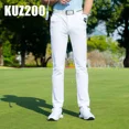 thumbnail image 1 of Men Golf Pants Spring/Summer Elastic Belt Sports Pant KUZ200 white 35, 1 of 6
