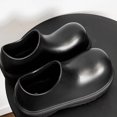 thumbnail image 3 of Botas Derby de cabeza grande de alta calidad, botas informales para mujer, zapatos de lluvia para mujer, zapatillas de deporte de dopamina de suela gruesa Unisex, calzado para exteriores, 3 of 5