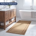 thumbnail image 2 of ICEANT 3'x4' Non-Slip Doormat with Gripper, Geometric Style Entryway Rectangle Rug, Machine Washable Aesthetic Throw Carpet for Bedroom Living Room Hallway, Khaki, 2 of 6