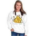 thumbnail image 4 of Crazy Cat Lady I Love You Kitties Women Crewneck Sweatshirt Brisco Brands S, 4 of 5