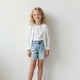 thumbnail image 1 of Cowsor Girls Cardigans Kids Fashion Open Front Long Sleeve Knit Sweaters Outerwear, 1 of 7