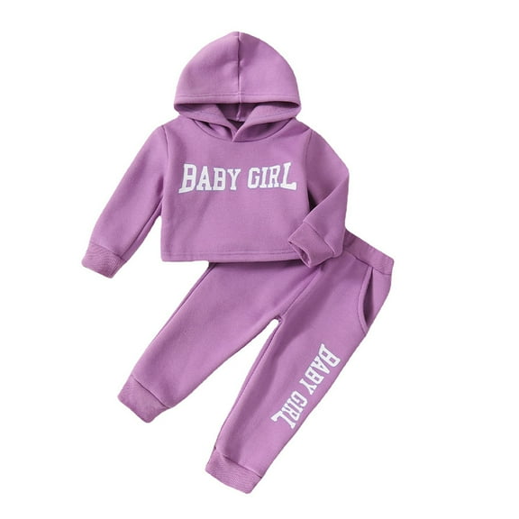 LYMAYTER Newborn Hoodie Outfits 2PCS Infant Unisex Long Sleeve T-Shirt and Pants Set for 3 M- 24 Months