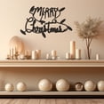 thumbnail image 3 of LaModaHome Merry Christmas Printed Metal Wall Art,Festive Holiday Themed Decor,Seasonal Home Adornment with Christmas Lights Motif, Unique Xmas HangingHome Decoration Gift -19.7"x31.5"/50x80cm, 3 of 5