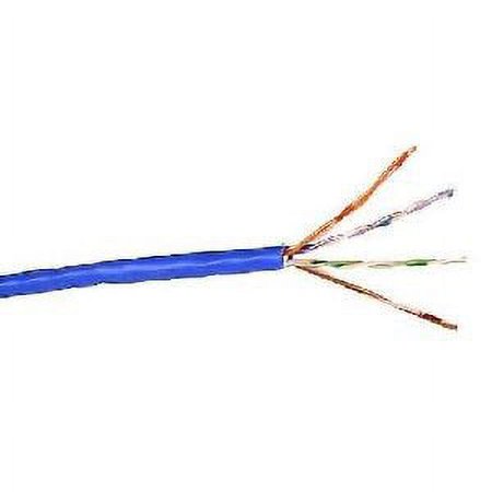 UPC: 0722868298961 | 500FT BULK CAT5E GREY PLENUM SOLID CABLE 4PR 24AWG