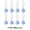 Blue, variant on Giaone 9pcs Nonslip Duvet Clips for Secure Bedding Bed Sheet Holder Blanket Buckles