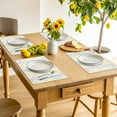 thumbnail image 3 of Yellow Gray Placemats for Dinning Table Set of 4, Pastoral Botanical Branch Aesthetics Burlap Kitchen Place Mats Waterproof Cloth Table Mats, Indoor Outdoor Placemats Easy Clean Dinner Decor, 3 of 8