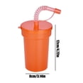 thumbnail image 2 of Portable Drink Cups, Stackable Outdoor Travel Cups, Party Drink Cups with Straw, Lid, Dishwasher Safe Water Cups for Picnic, Work, 2 of 8
