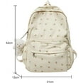 thumbnail image 5 of Cute Kawaii Backpack Floral Backpack for School Coquette Aesthetic Backpack Rucksack for Women Back to School Supplies Coquette School Bag, 5 of 6