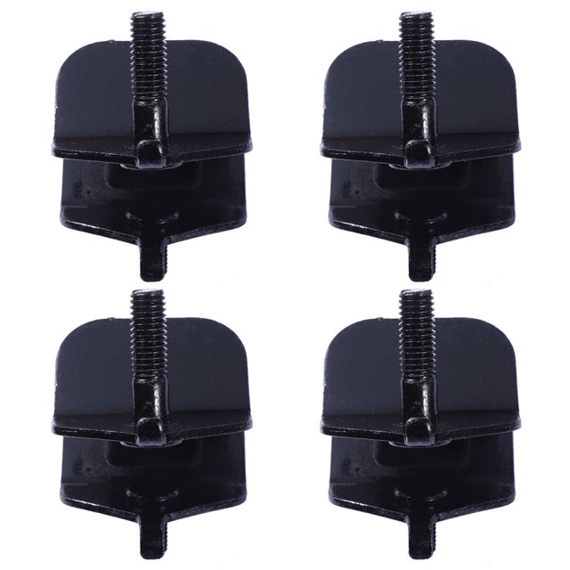 OULII 4Pcs Generator Accessories Motor Rubber Mount for Diesel Generator Black