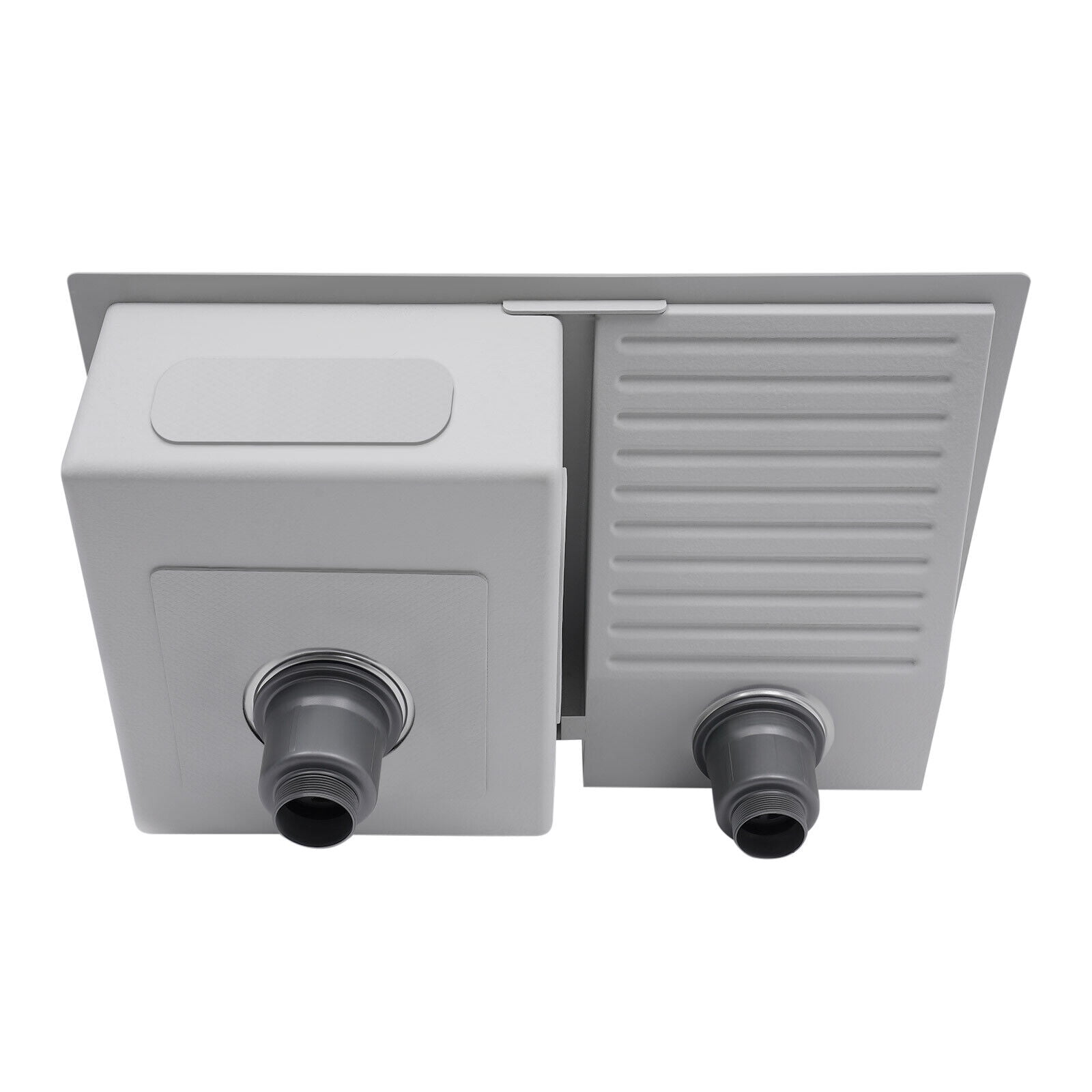 Miumaeov Double Basins Laundry Sink Stainless Steel Utility Sink Washing Basin Washboard Basin