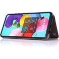 thumbnail image 6 of Phone Case for Samsung Galaxy A51 4G with Tempered Glass Screen Protector and Card Holder Wallet Cover Stand Flip Leather Cell Accessories Glaxay A 51 Gaxaly M40S 51A A515F S51 Cases Women Men Gray, 6 of 14